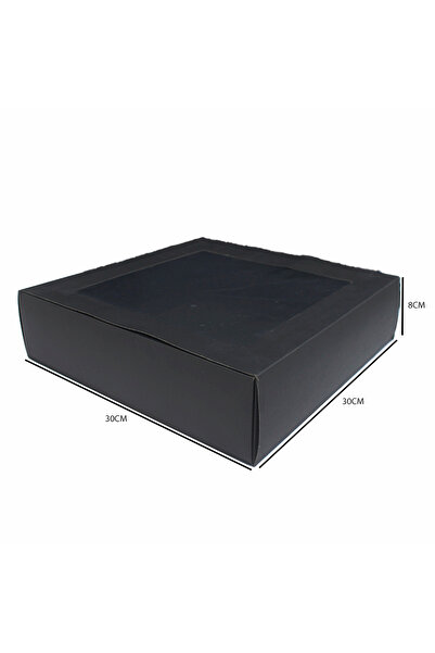 Generic 12 قطعة من علبة ورقية بنافذة شفافة