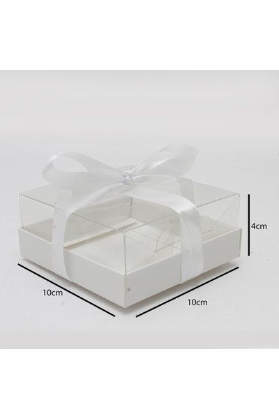 Generic 12 pieces of clear party favor boxes