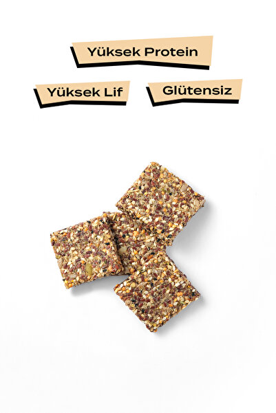 THE GOOD WİLD Tohum Kraker | Glutensiz Atıştırmalık | Filizlendirilmiş Çiğ Karabuğday | Yüksek Lif | 55 Gr
