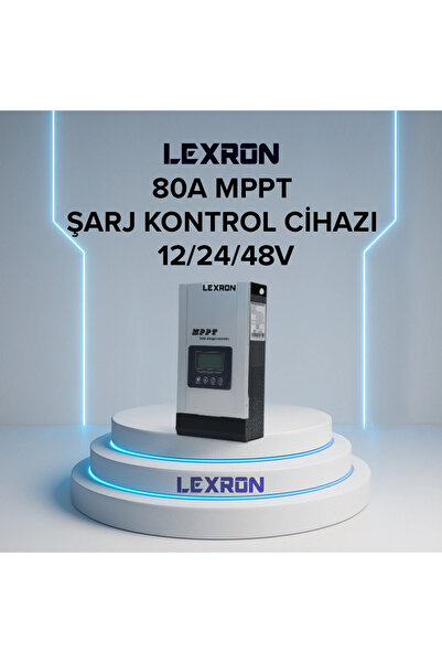 Lexron 80A MPPT Solar Şarj Kontrol Cihazı