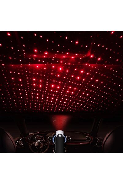 OEM Lumină laser pentru tavan auto sau pentru camera de acasă, SkyLight, alimentată prin USB, roșie