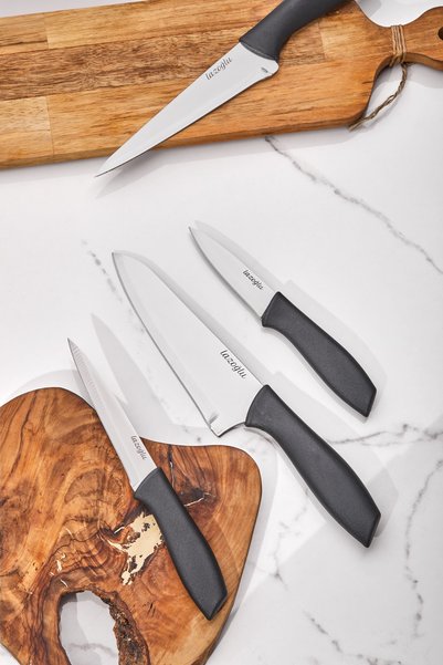 Lazoğlu Pro Chef 10 Parça Bıçak Seti-Paslanmaz Çelik