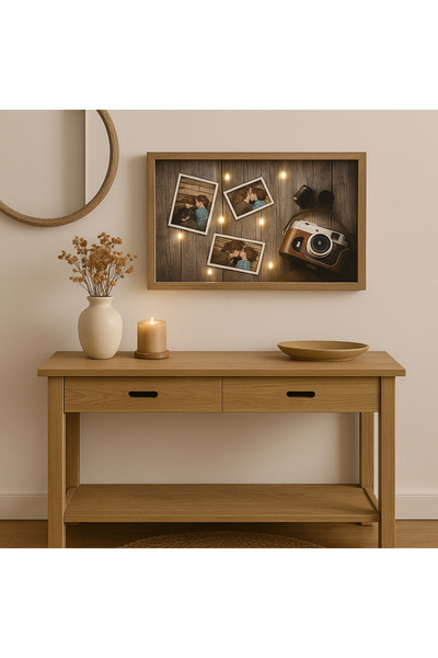 Lorena Home Decor Işıklı Fotoğraf Çerçevesi