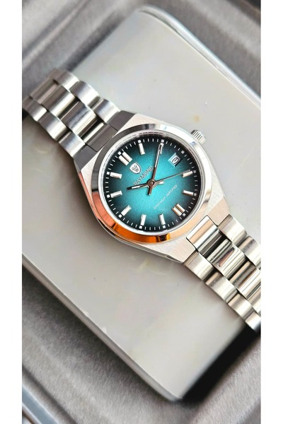 Raymond Rym-611189 Retro Quartz Women's Watch - 2 Years Warranty Ss-Bl