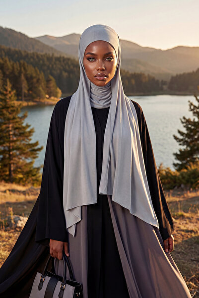 Aisha's Design شال نينجا بونيلي العملي المصنوع من القطن الممشط الذي يغطي الرق...