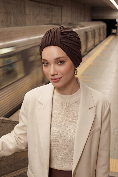 Aisha's Design Șapcă elegantă și utilă, maro, B-68