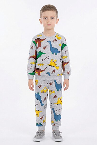 NEWKİDS Печатен комплект от 2 части за момчета с шардони