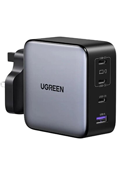 Ugreen شاحن حائط نيكسود بأربعة منافذ رمادي - X764-35540