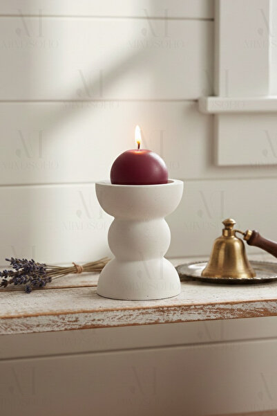 mindsoho Vernikli Dekoratif Blok Mumluk, Obje | 10,5cm