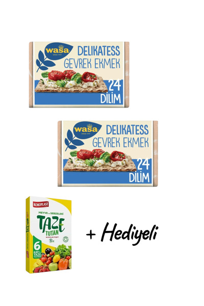 Wasa Delıkatess Gevrek Ekmek Diyet Ekmeği 270 Gr X 2 Adet