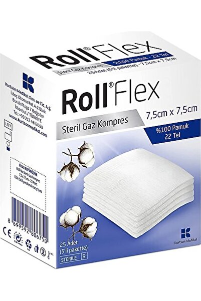 Roll FLEX GAZ KOMPRES STERİL 7,5*7,5CM