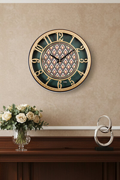 VENETTO HİSAR ZÜMRÜT LÜKS DUVAR SAATİ