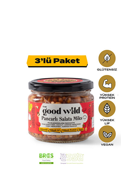 THE GOOD WİLD Filizlendirilmiş Fermante Pancarlı Salata Miks | Yemeye Hazır G...