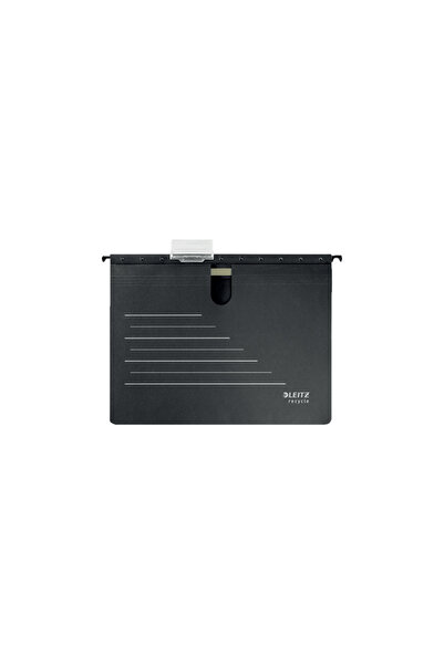 Leitz Dosar suspendat Reciclează carton reciclat A4 cu șină neagră