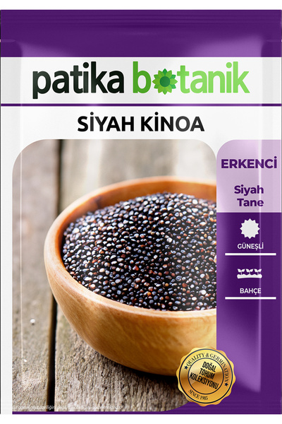 Patika Botanik 100 Adet Siyah Kinoa Tohumu