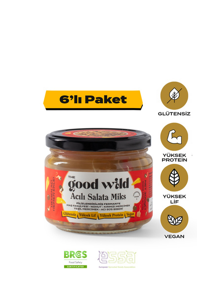 THE GOOD WİLD Filizlendirilmiş Fermante Acılı Salata Miks | Yemeye Hazır Glut...