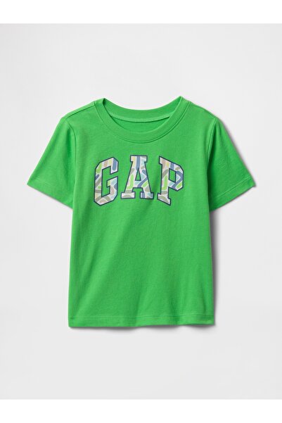 GAP Erkek Bebek Yeşil Gap Logo T-Shirt