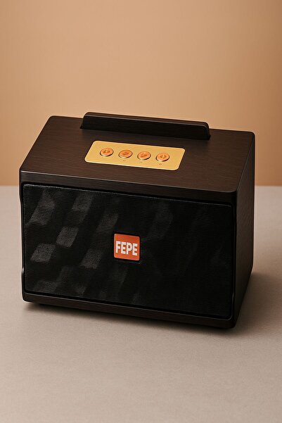Real Wood Portable Rechargeable Bluetooth Speaker Subwoofer Sound System