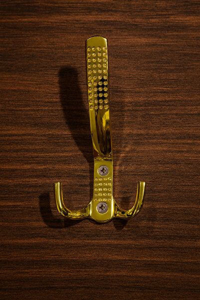 N.S NAMARK علاقة جدارية معدنية فاخرة بلون ذهبي – تصميم عصري | متينة وسهلة التركيب حزمة من 3 قطع