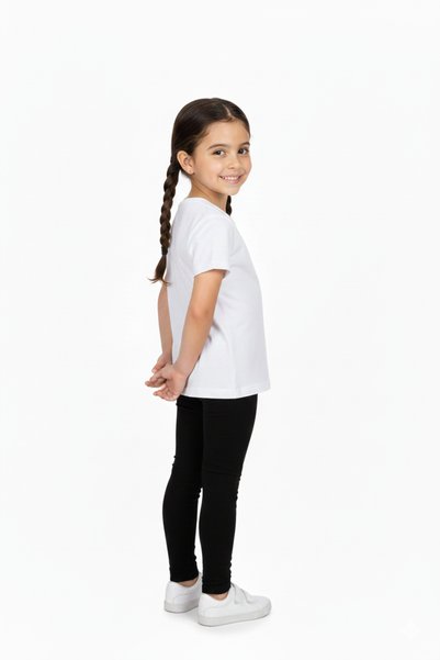 Ropi 100% Cotton Floral Patterned Girls' Summer t-shirt