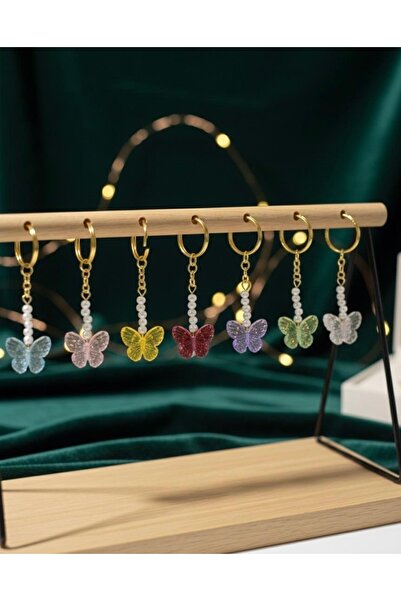 VESPERASTOREE Renkli Kelebek anahtarlık - hediyelik (doğum günü-kına-doğum gü...