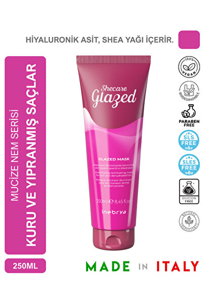 Inebrya Shecare Glazed Parlaklık Veren Saç Maskesi 250 ml