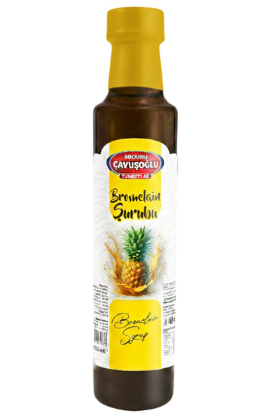 Bozkırlı Çavuşoğlu Bromelain Şurubu Şurubu 250 Ananas ve Riboflavin İçerikli
