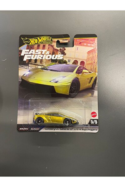 HOT WHEELS Fast Furıous Lamborghini Gallardo Lp 570-4 1:64 Ölçek Hotwheels Premium