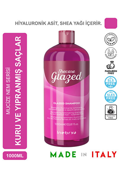 Inebrya شامبو شي كير الملمع 1000 مل |   العناية باللمعان والإصلاح للشعر الباه...