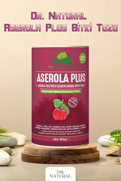 DRNATURAL Aserola Ekstresi Barbados Kirazı Içeren Karışık Bitki Tozu (ÖZEL SERİ)
