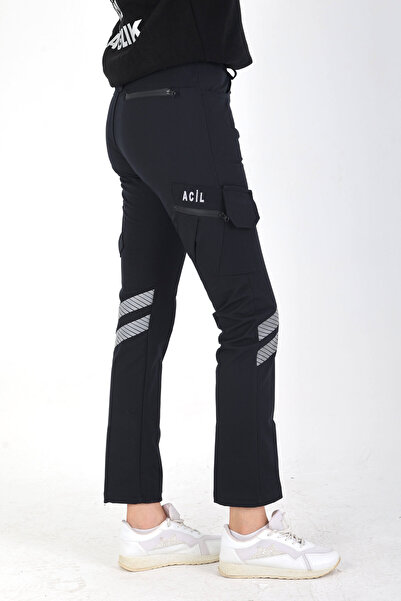 Ekg Medikal Acil Sağlık Tactical Shoftshell Kışlık Slimfit Pantolon (Unisex-S...