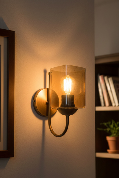 Uçar Modern Glass Headboard Bedroom Living Room Hallway Wall Light Appliance