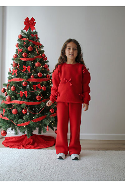 jeliboomkidswear Детски спортен екип Jeliboom за момичета - 3-лентов шерпа