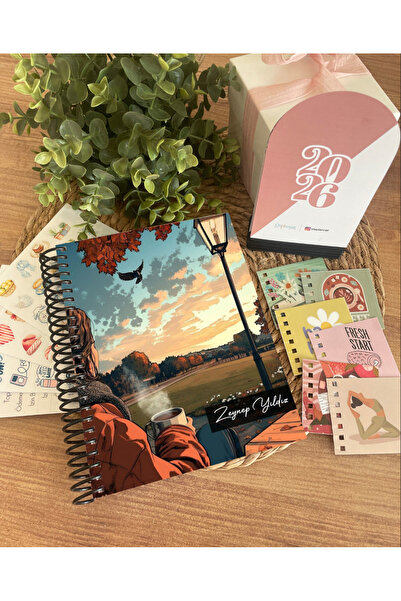 steplanner 2026 Ajanda-2026 Tarihli Hayat Planlayıcı-2026 Masa Takvimi-4 Sayf...