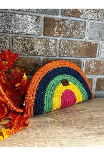 Patiska Tasarım Jute Straw Look Handbag