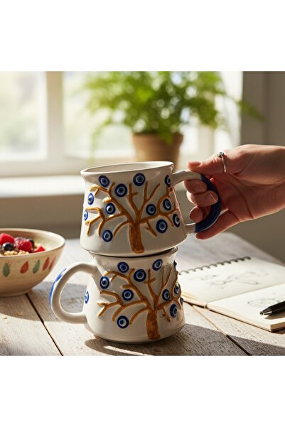 sharp&art El İşlemesi, Kabartma Desen Kır Evi, Mantarlar ve Nazar Boncuklu Ha...