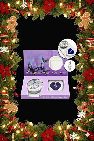 aromahediye Real Pearl Women's Necklace Set in Oyster Special Christmas Gift