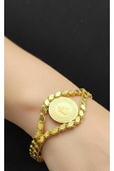 kuyumcu nurettin 13.50 gr Pullu Çeyrekli Bileklik Yatırımlık 22 Ayar Altın