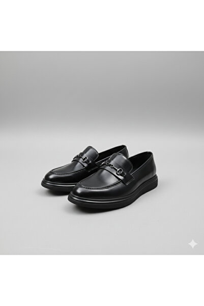 BAL ALTINÖKÇE AYAKKABICILIK Men's Matte Black Flat Classic Shoes Casual Weddi...