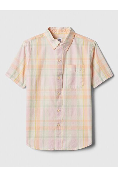 GAP Erkek Çocuk Çok Renkli Poplin Gömlek