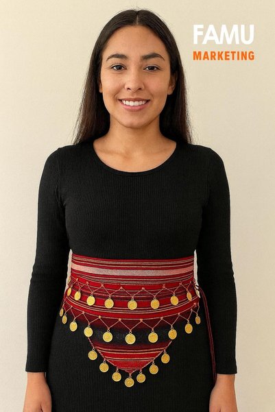 FAMU PAZARLAMA Şaki̇ra Belt, Paillettes Keşan, Keşan, Scarf, Shal, Scarf, Puşi̇, Shaki̇ra Belt Single