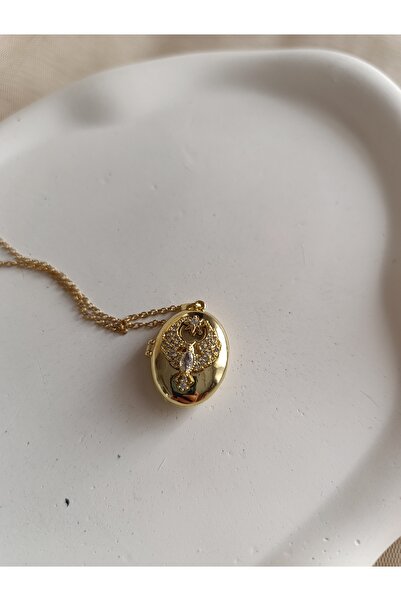 karan jewel قلادة ذهبية قابلة للطي على شكل طائر العنقاء