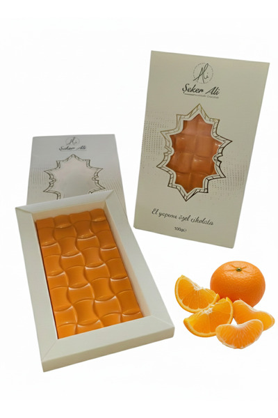 Şeker Ali Portakallı Belçika Çikolatası Tablet 100gr