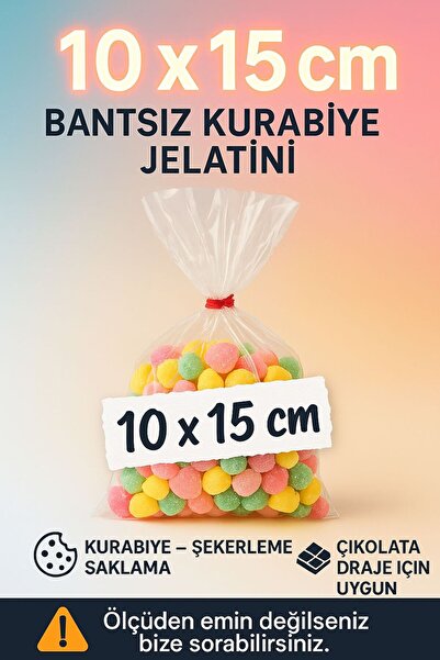 VENON 200 💙   10X15 cm 💙   Bantsiz 💙 Candy Cookie Accessory Bag Transparen...