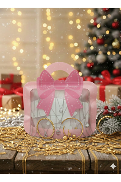 Takıcınız Pembe 15’li Özel Hediye Kutusu – Kadın Aksesuar Seti & Premium Takı...