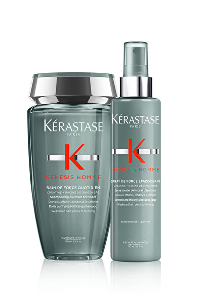 Kerastase Genesis Homme Erkeklere Özel Yoğunlaştırıcı Saç Bakım Seti