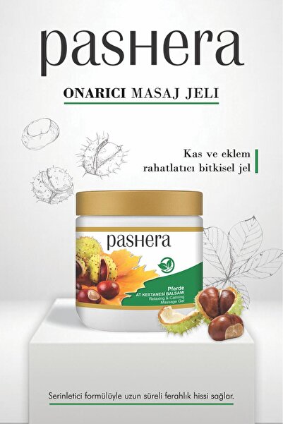 PASHERA At Kestanesi Masaj Jeli, Kas ve Eklem Ağrı Masaj Kremi 500 ml