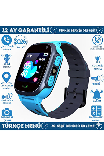 Allspin Btk Kayıtlı Smart Watch Smart BEST Sim Kartlı Akıllı Çocuk Takip Saat...