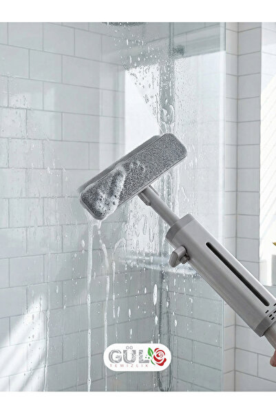 GÜL TEMİZLİK Döner Başlıklı Taşınabilir Kendinden Sıkmalı Mikrofiber Bezli Mo...