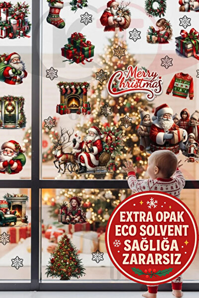 Kt Grup Yeni Yıl 2026 Noel Baba, Geyik, Hediye Kutuları, Yılbaşı Ağacı ve Kar...